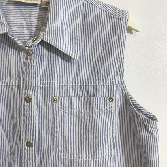 Striped Beachy Button-Up - Picture 4 of 7